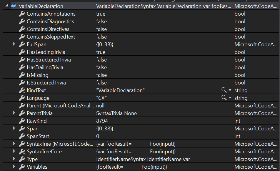 Variable Declarator Syntax